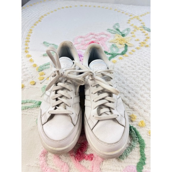 Adidas Grand Court Base Sneakers White Athletic Shoes Women's Size 9 - Picture 7 of 9